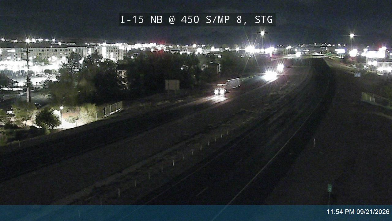 I-15 NB @ 450 S / MP 8, STG