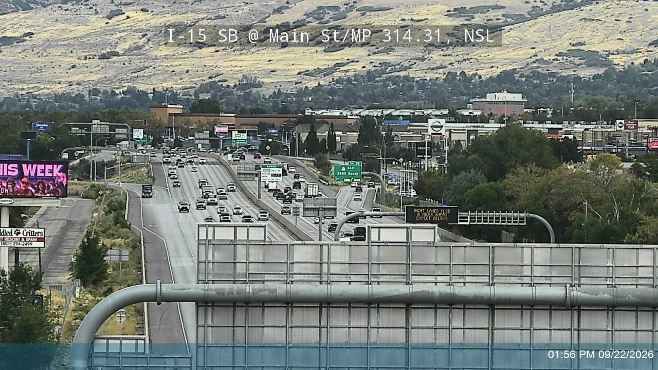 I-15 SB @ Main St / MP 314.31, NSL