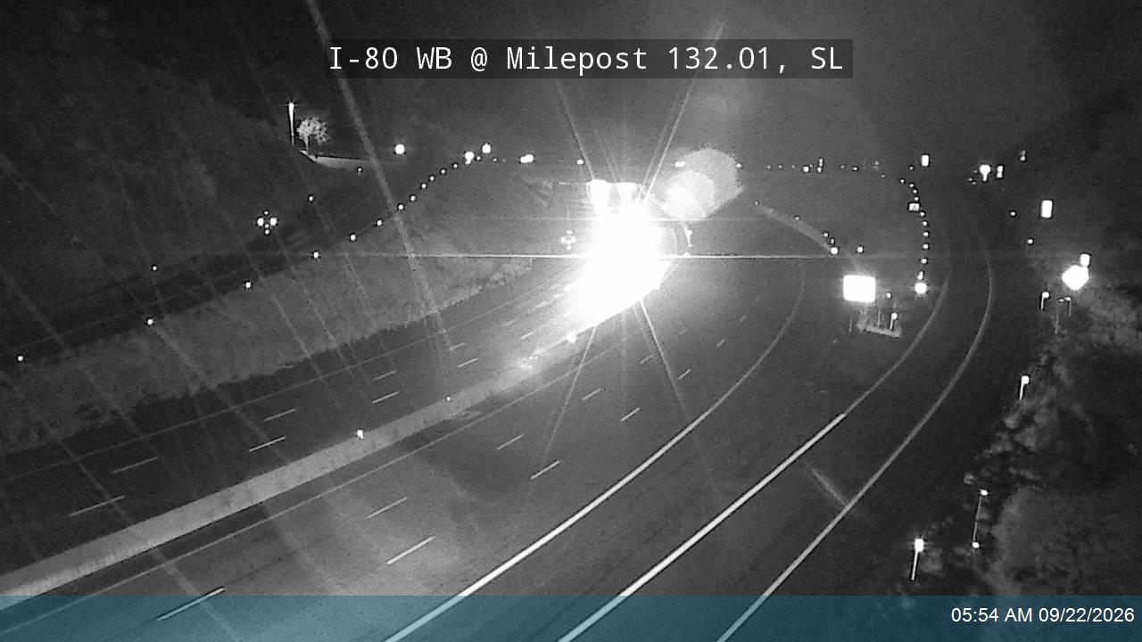 I-80 / Parleys Canyon WB @ Mt Aire Canyon Rd / MP 132.01, SL
