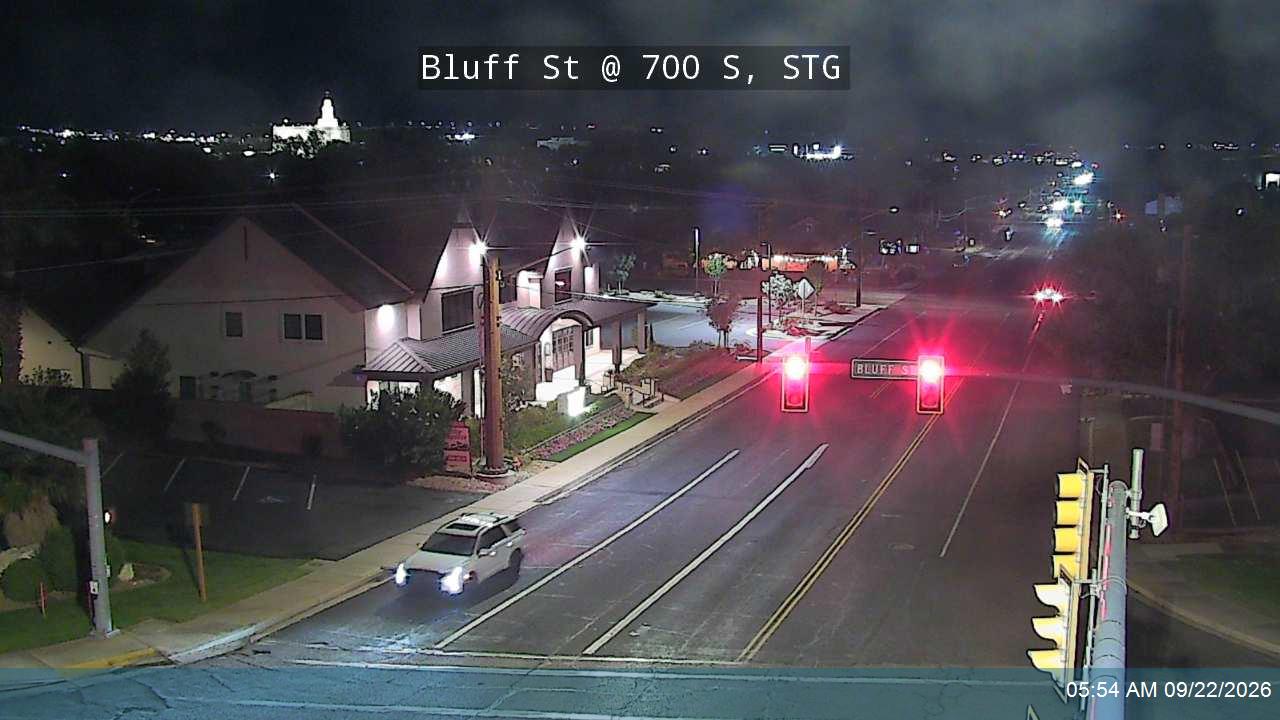 Bluff St / SR-18 @ 700 S, STG