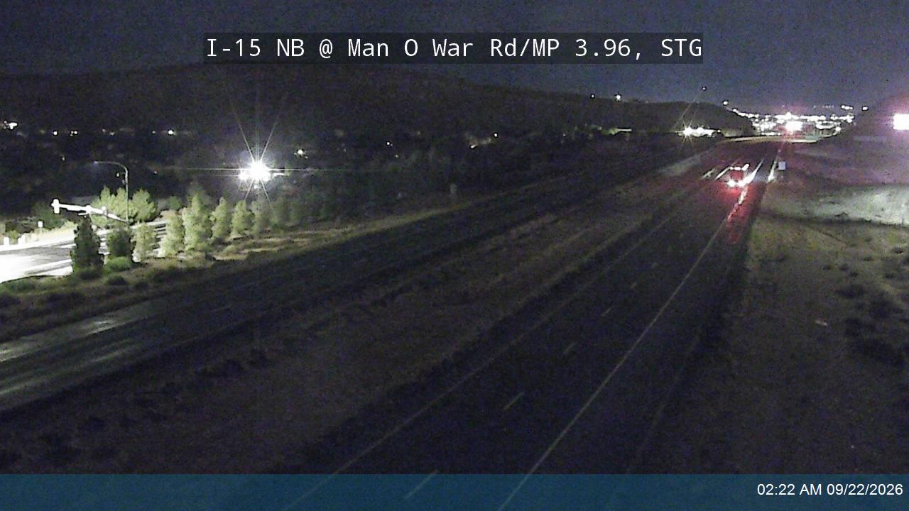I-15 NB @ Man O War Rd / MP 3.96, STG