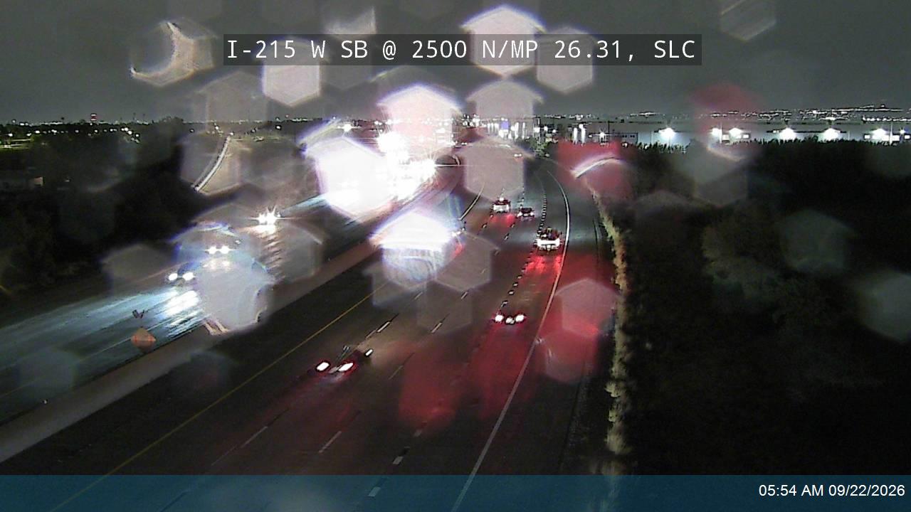 I-215 W SB @ 2500 N / MP 26.31, SLC
