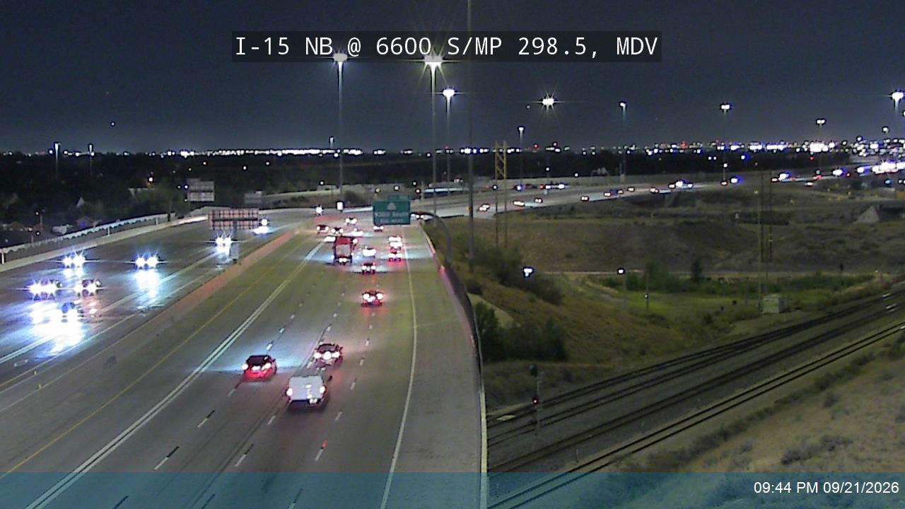 I-15 NB @ 6600 S / MP 298.5, MDV