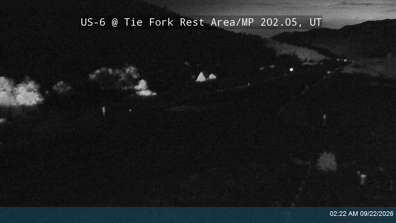 US-6 @ Tie Fork Rest Area / MP 202.05, UT