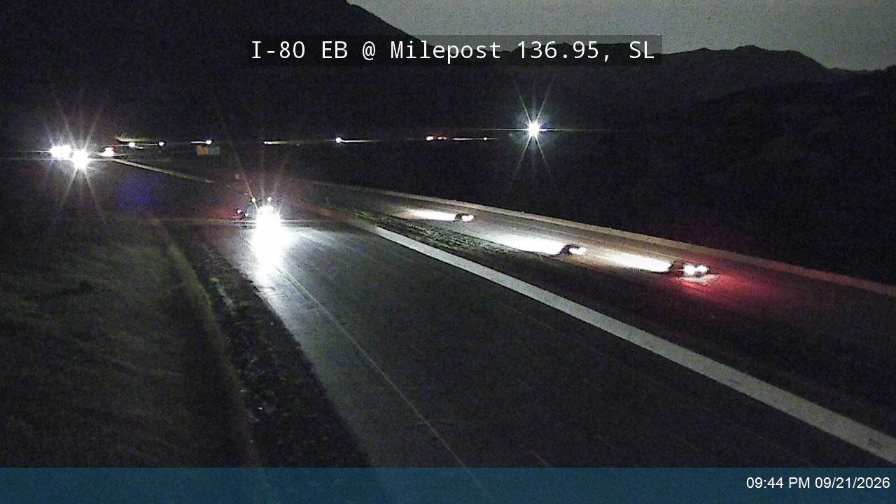 I-80 / Parleys Canyon EB @ Milepost 136.95, SL