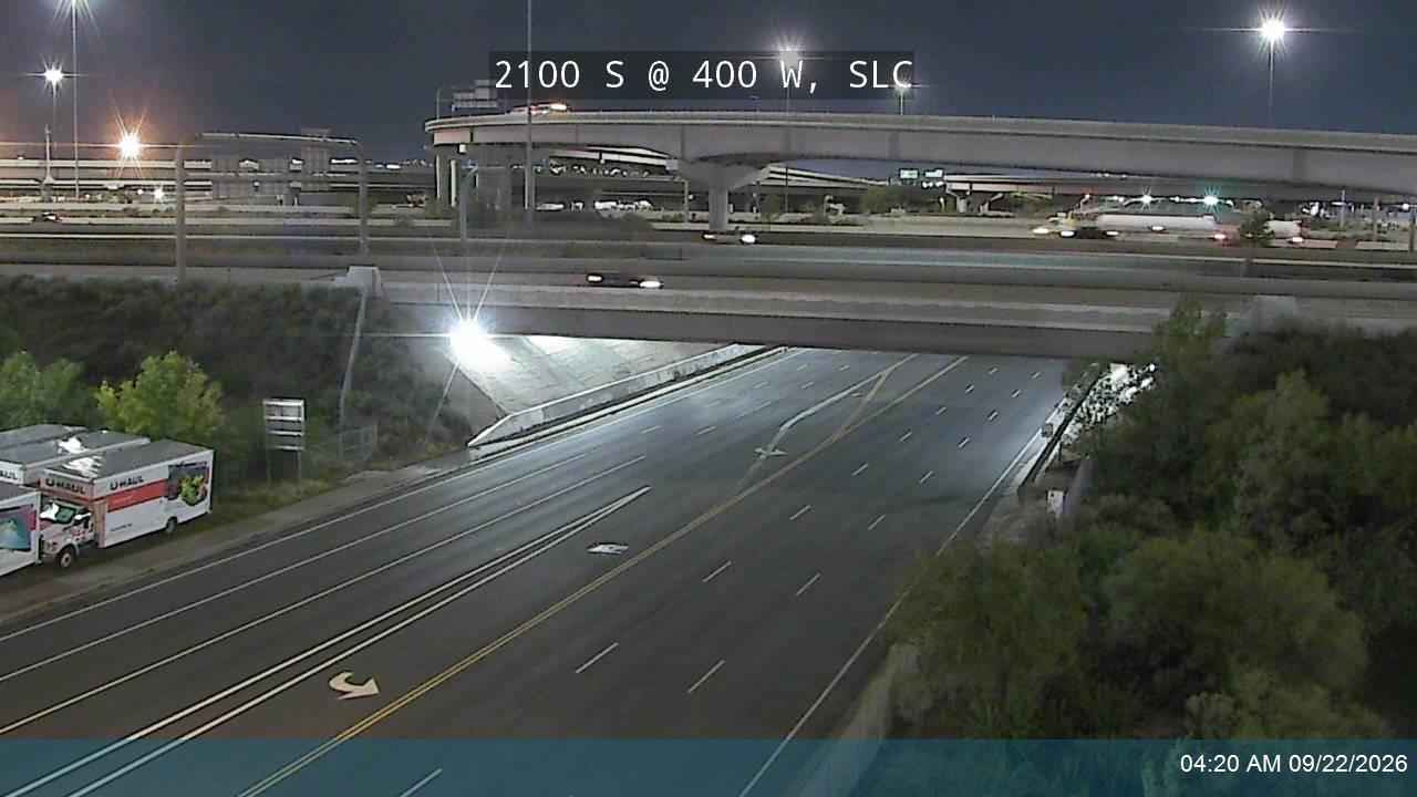 2100 S / SR-201 @ 400 W / I-15 NB / MP 17.46, SLC