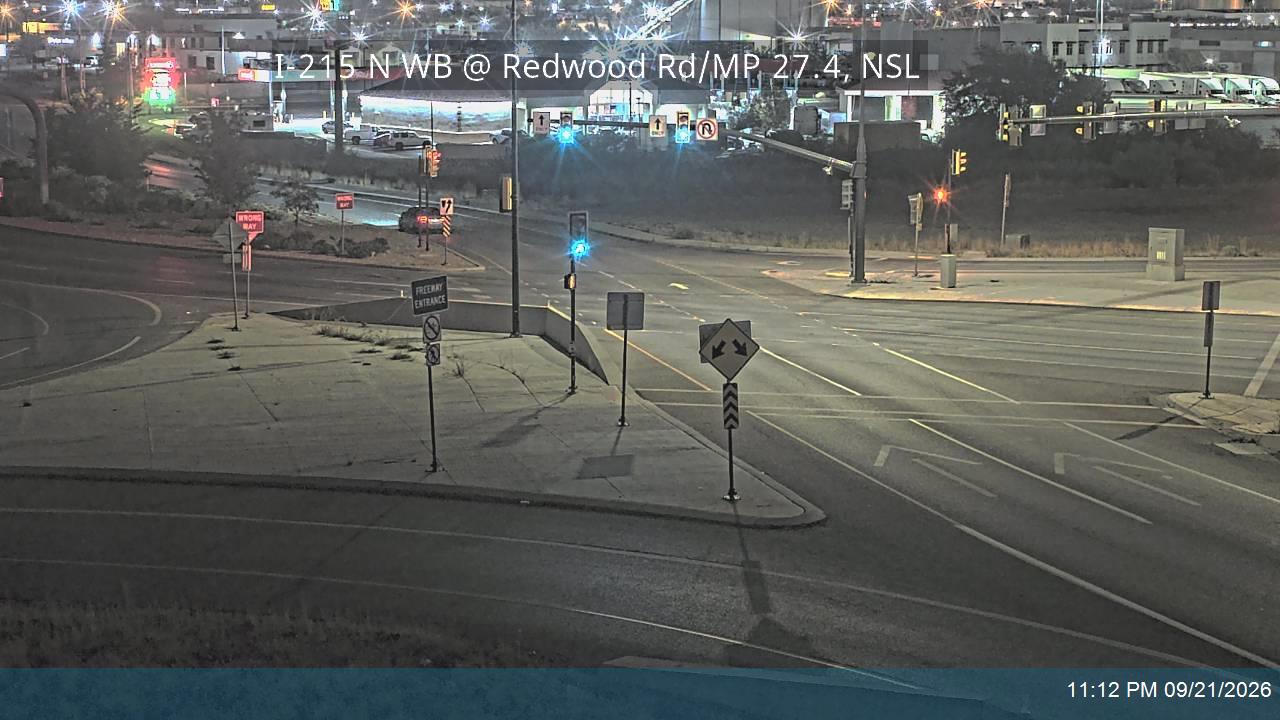 I-215 N WB @ Redwood Rd / SR-68 / MP 27.4, NSL (HUB)