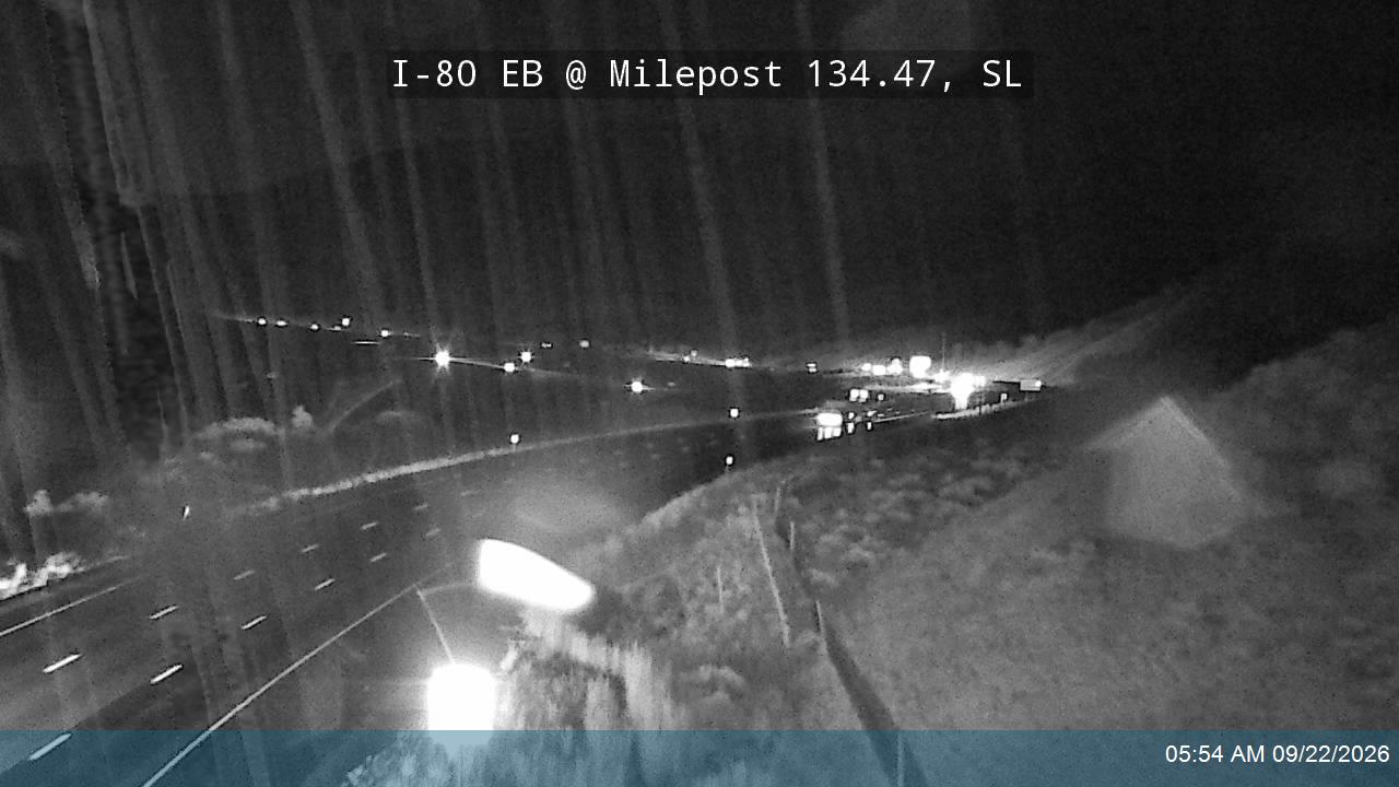 I-80 / Parleys Canyon EB @ Milepost 134.47, SL