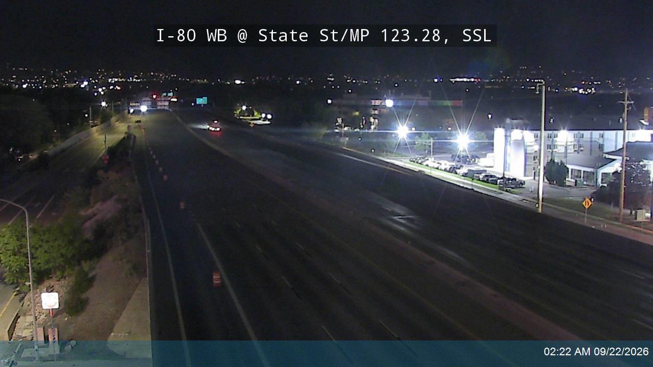 I-80 WB @ State St / US-89 / MP 123.28, SSL