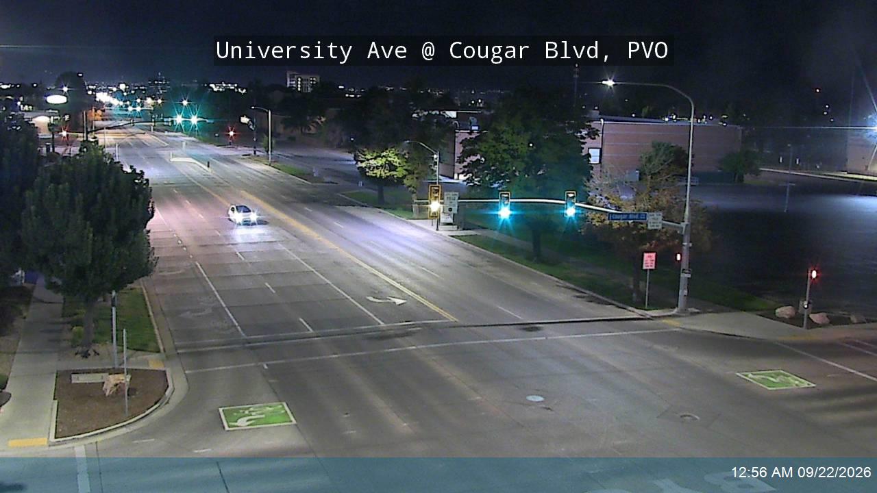 University Ave / US-189 @ Cougar Blvd / 1230 N, PVO