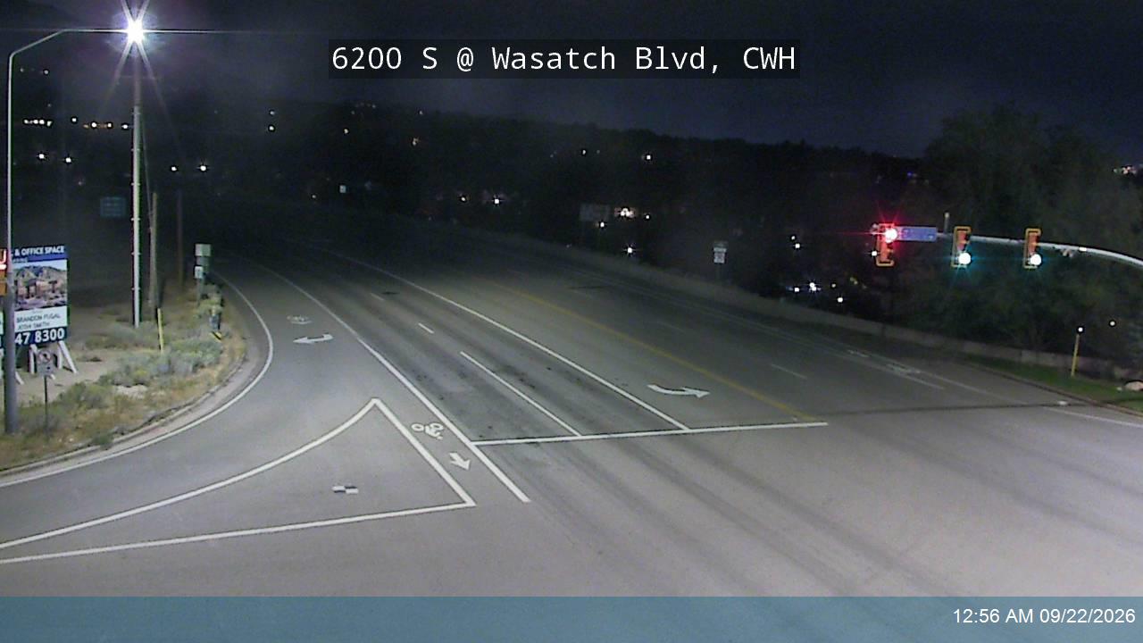6200 S / Wasatch Blvd / SR-190 @ Wasatch Blvd / Millrock Dr, CWH