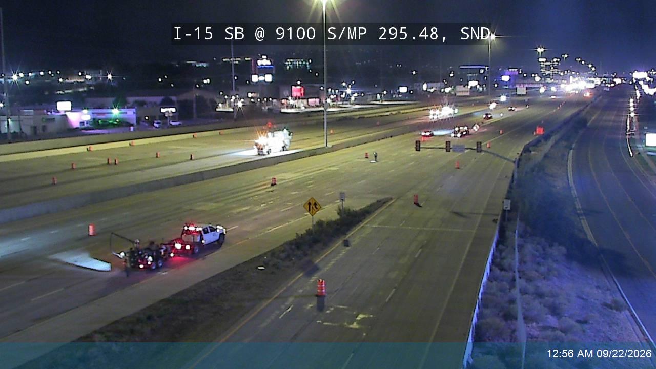 I-15 SB @ 9100 S / MP 295.48, SND