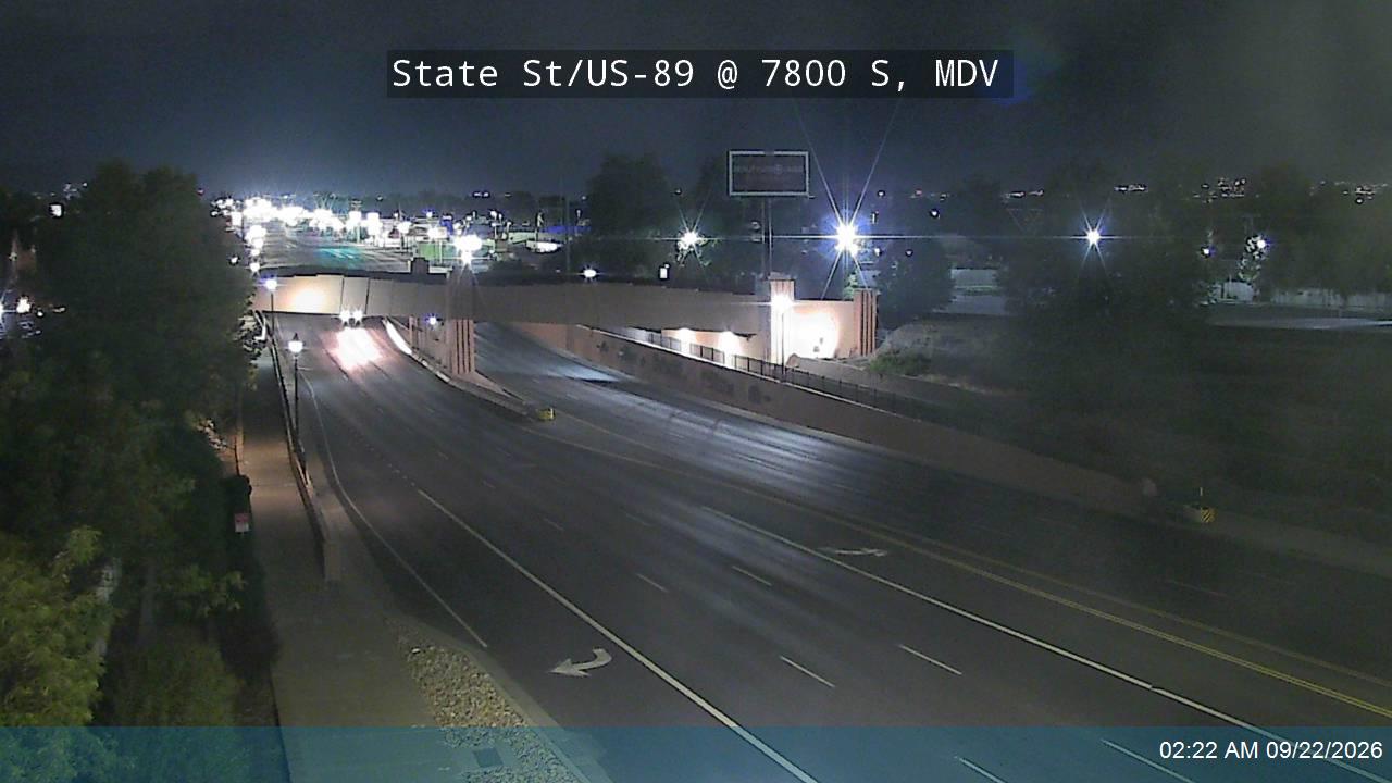 State St / US-89 @ 7800 S, MDV