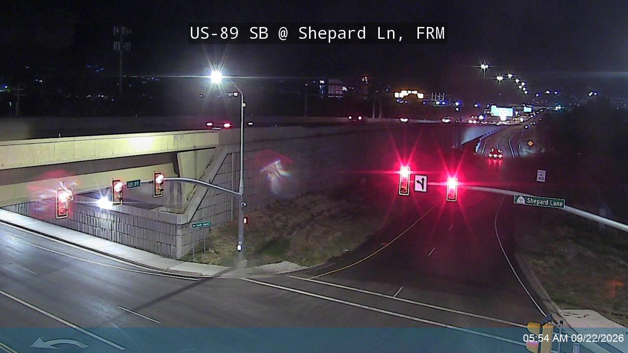 US-89 SB @ Shepard Ln, FRM