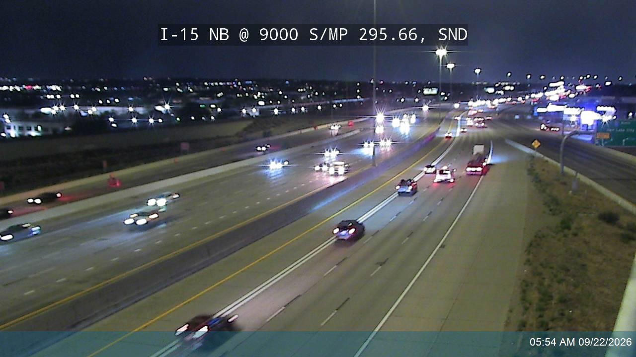 I-15 NB @ 9000 S / SR-209 / MP 295.66, SND