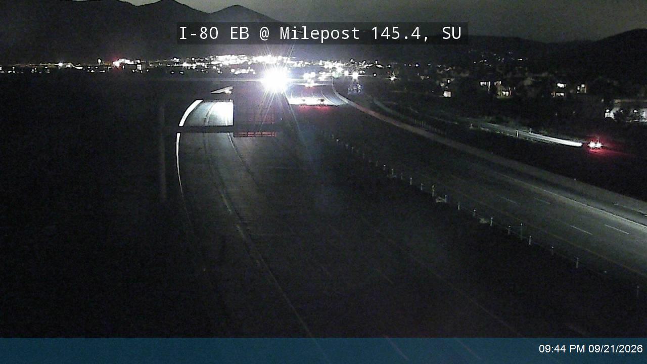 I-80 EB @ West of US-40 / MP 145.4, SU