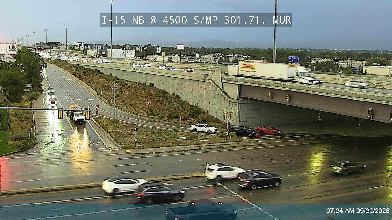 I-15 NB @ 4500 S / SR-266 / MP 301.71, MUR