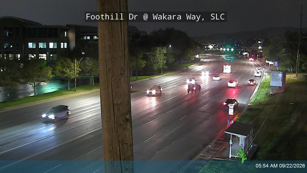 Foothill Dr / Honorary Veterans Blvd / SR-186 @ Wakara Way, SLC