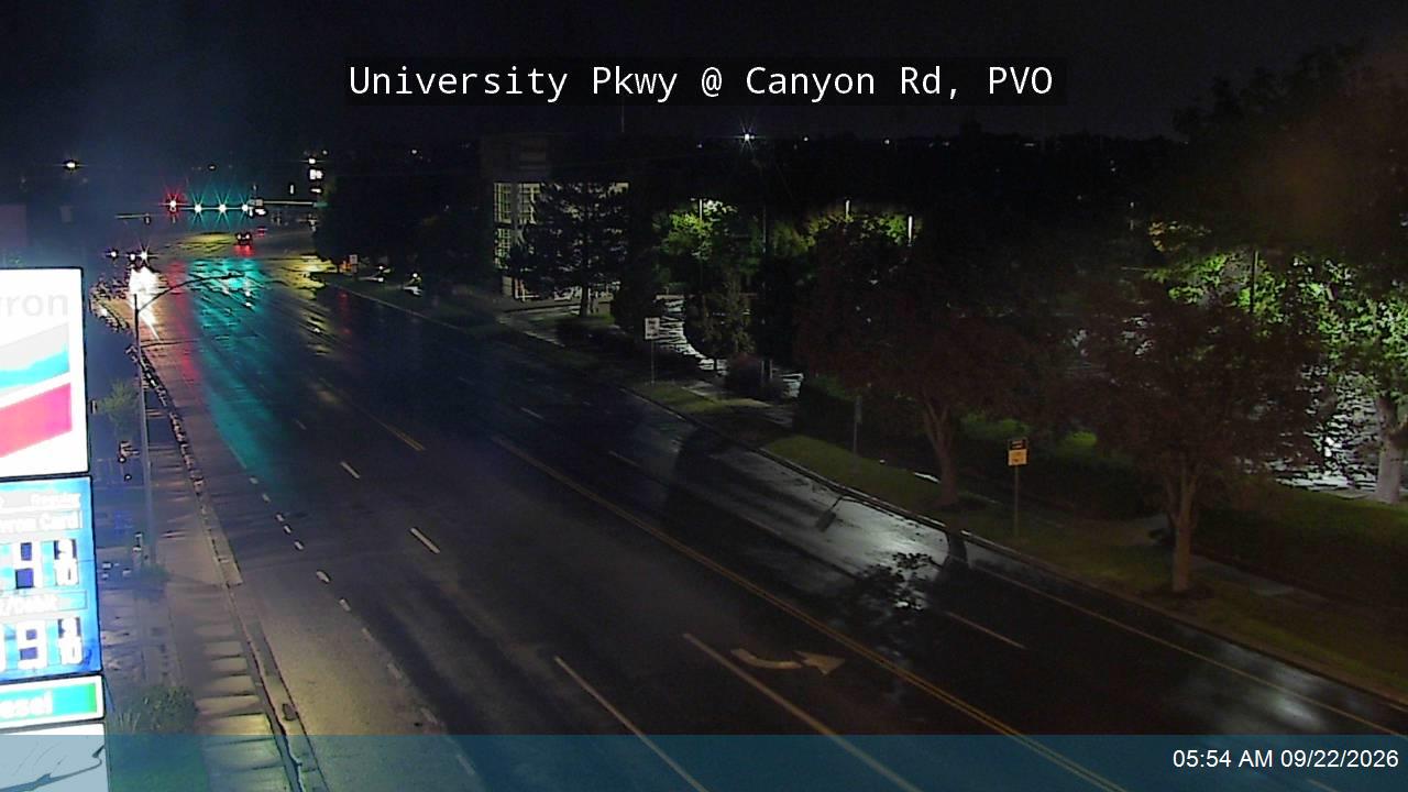 University Pkwy / 1650 N @ Canyon Rd / 150 E, PVO
