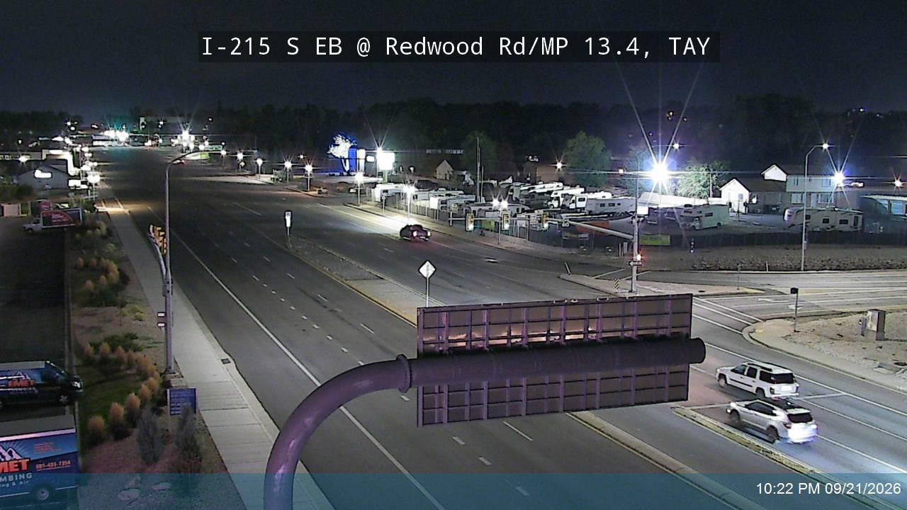 I-215 S EB @ Redwood Rd / SR-68 / MP 13.4, TAY