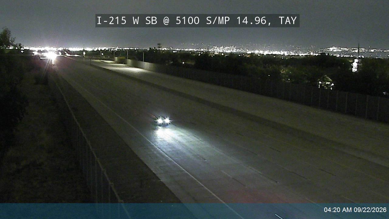 I-215 W SB @ 5100 S / MP 14.96, TAY