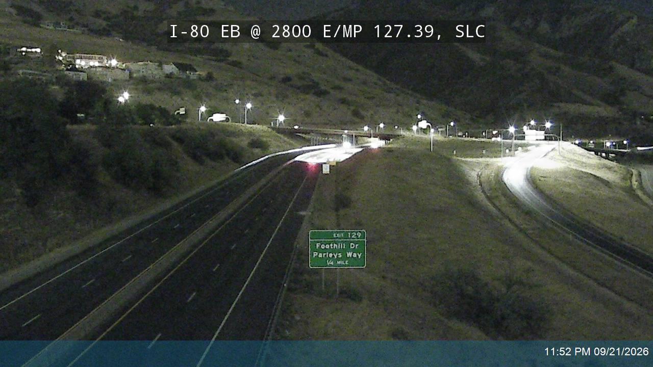 I-80 EB @ 2800 E / MP 127.39, SL