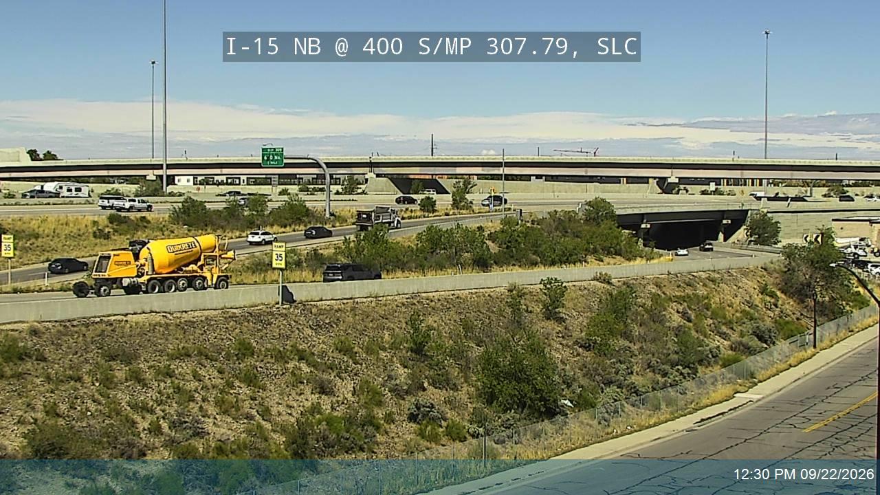 I-15 NB @ 400 S / MP 307.79, SLC