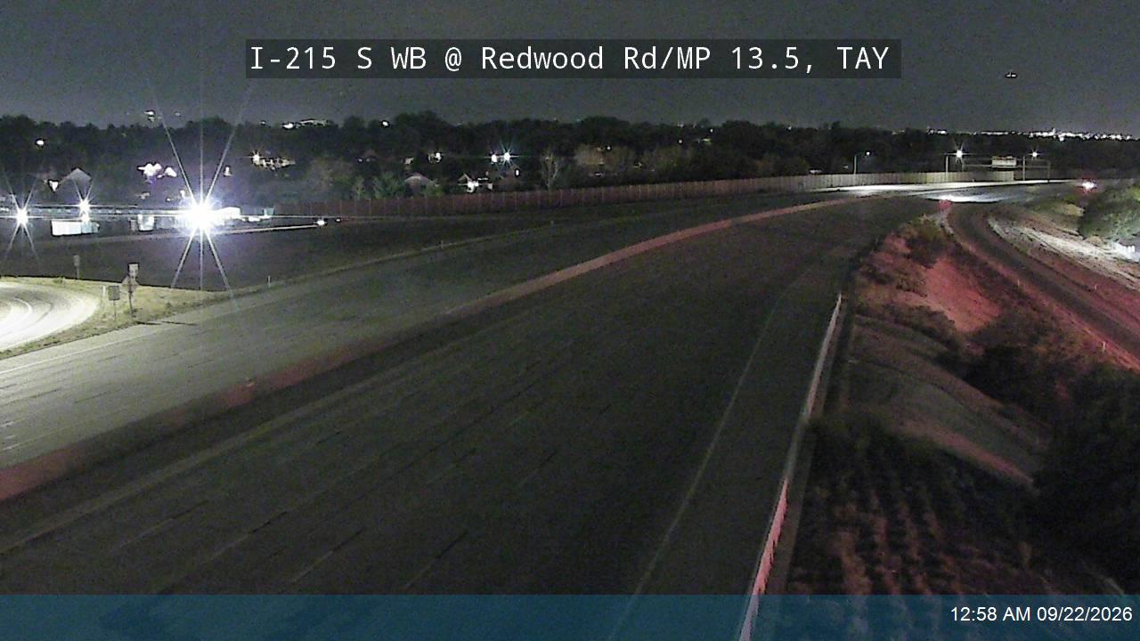 I-215 S WB @ Redwood Rd / SR-68 / MP 13.5, TAY