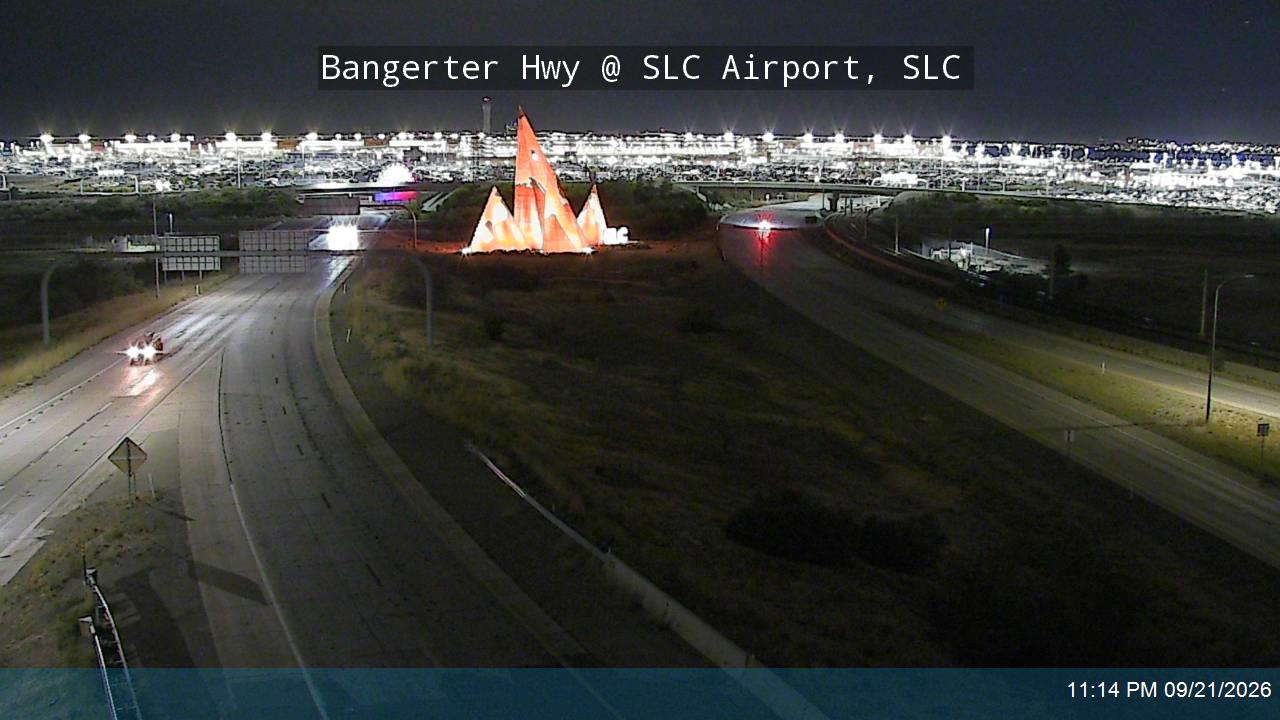 Bangerter Hwy / SR-154 @ SLC Airport / N of I-80  / MP 24.1, SLC