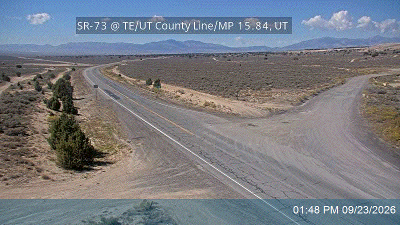 SR-73 @ TE/UT County Line / MP 15.84, UT