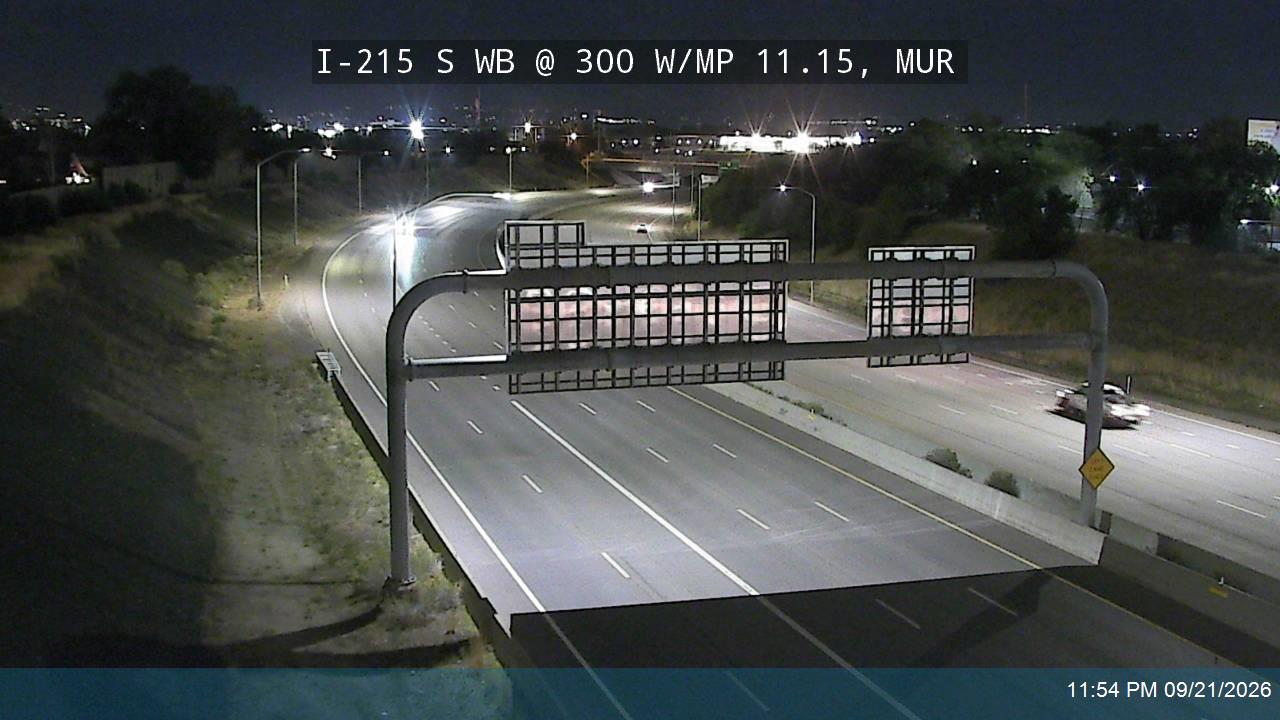 I-215 S WB @ 300 W / MP 11.15, MUR