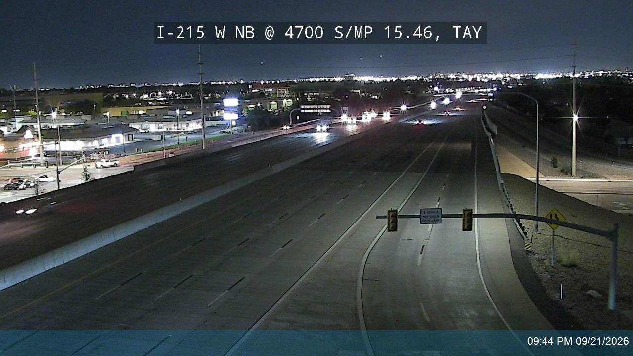 I-215 W NB @ 4700 S / SR-266 / MP 15.46, TAY