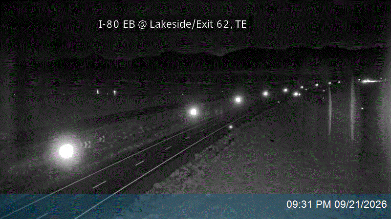 I-80 EB @ Lakeside / Exit 62, TE