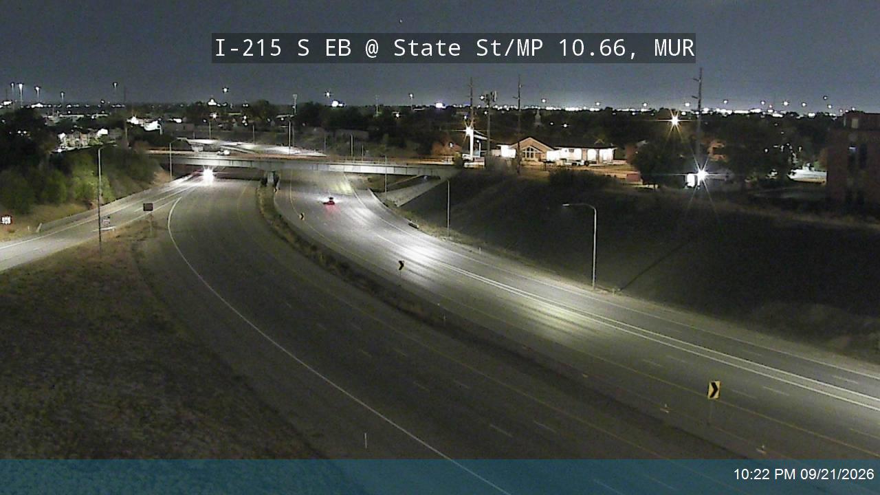I-215 S EB @ State St / US-89 / MP 10.66, MUR