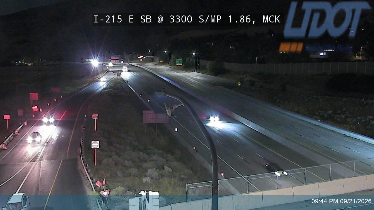 I-215 E SB @ 3300 S / SR-171 / MP 1.86, MCK