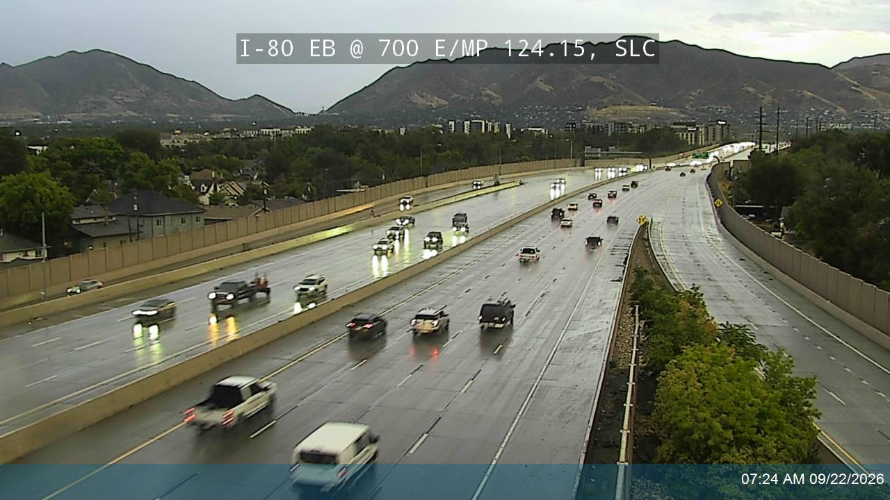 I-80 EB @ 700 E / SR-71 / MP 124.15, SLC