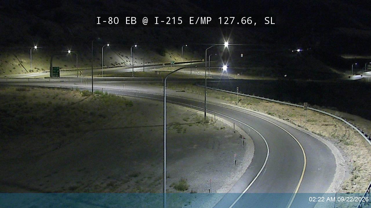 I-80 EB @ I-215 E / MP 127.66, SL