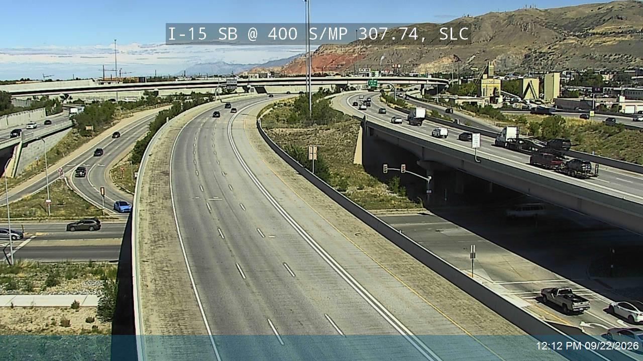 I-15 SB @ 400 S / MP 307.74, SLC