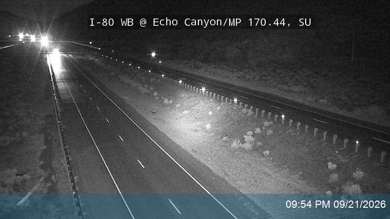 I-80 WB @ Echo Canyon / MP 170.44, SU