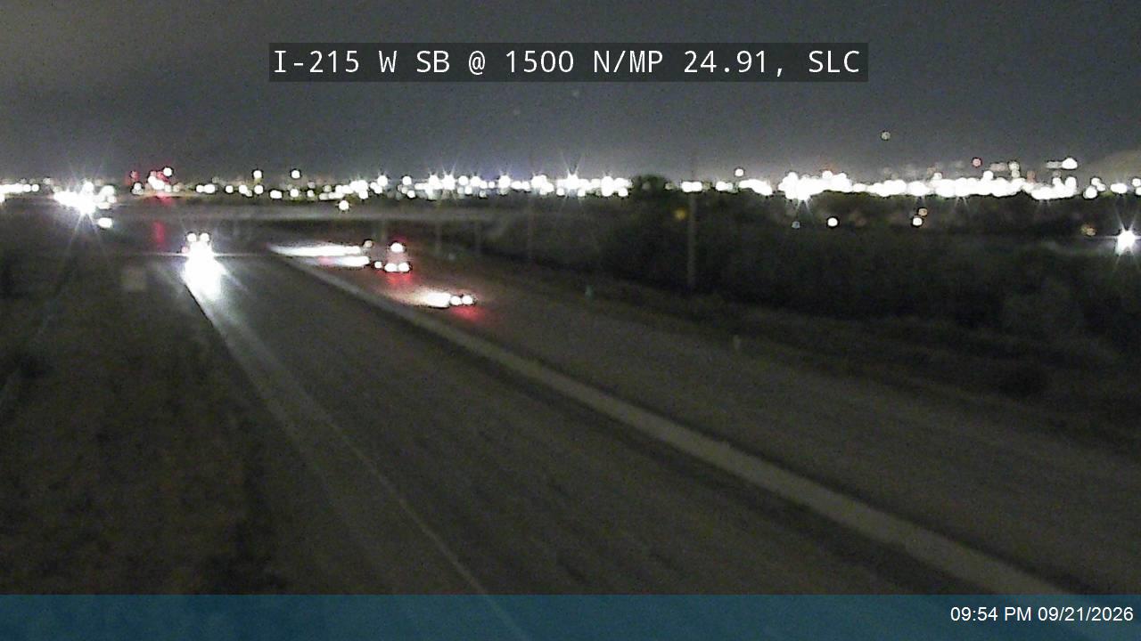 I-215 W SB @ 1500 N / MP 24.91, SLC