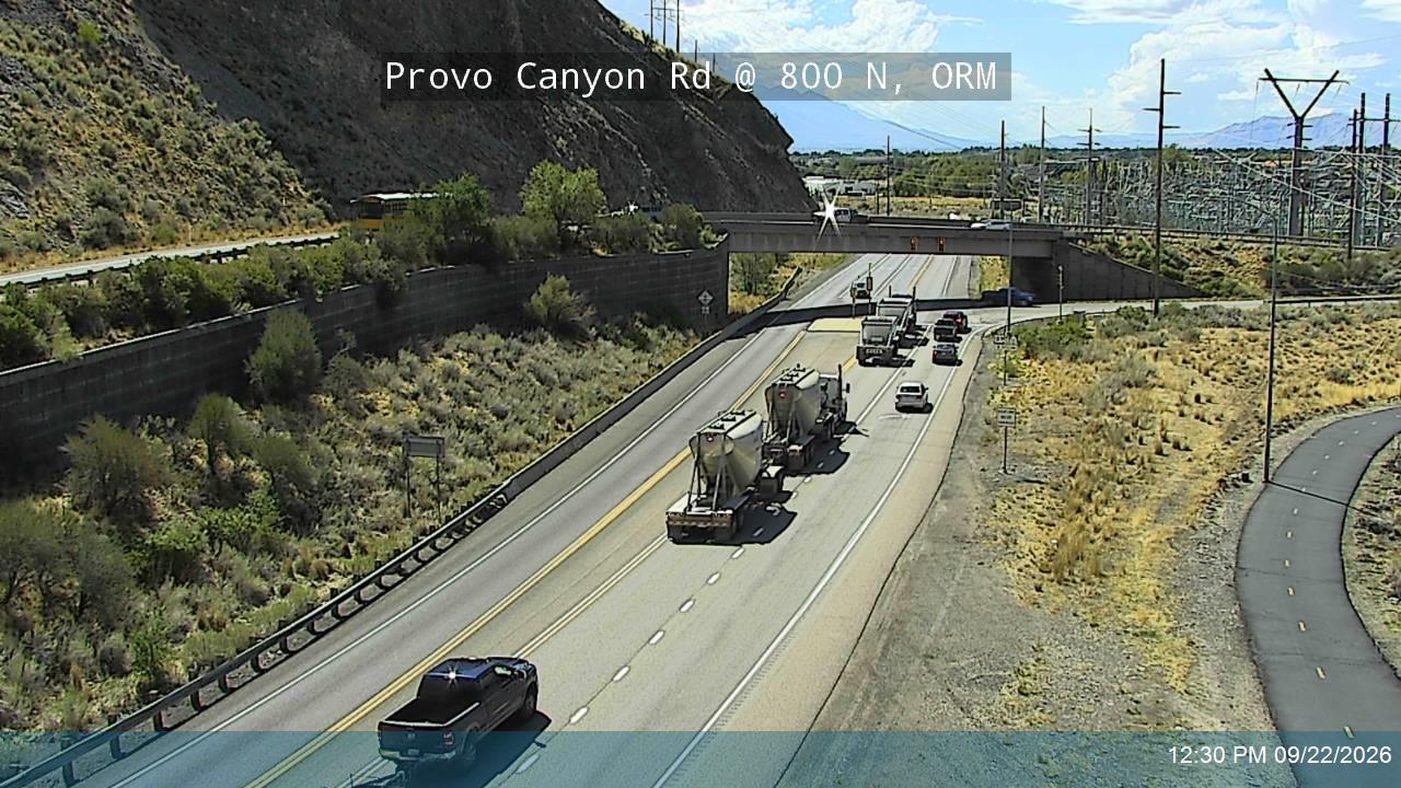 Provo Canyon Rd / US-189 @ 800 N / SR-52, ORM
