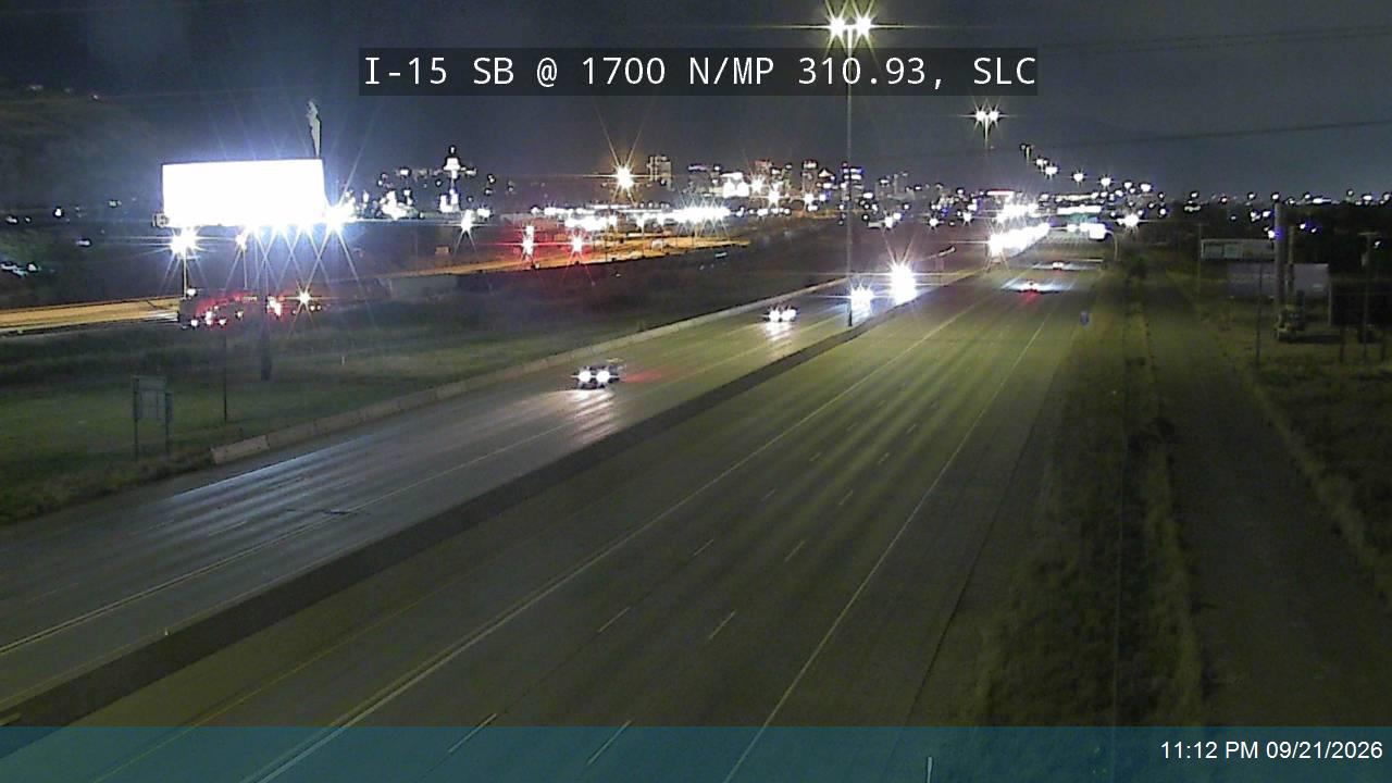 I-15 SB @ 1700 N / MP 310.93, SLC