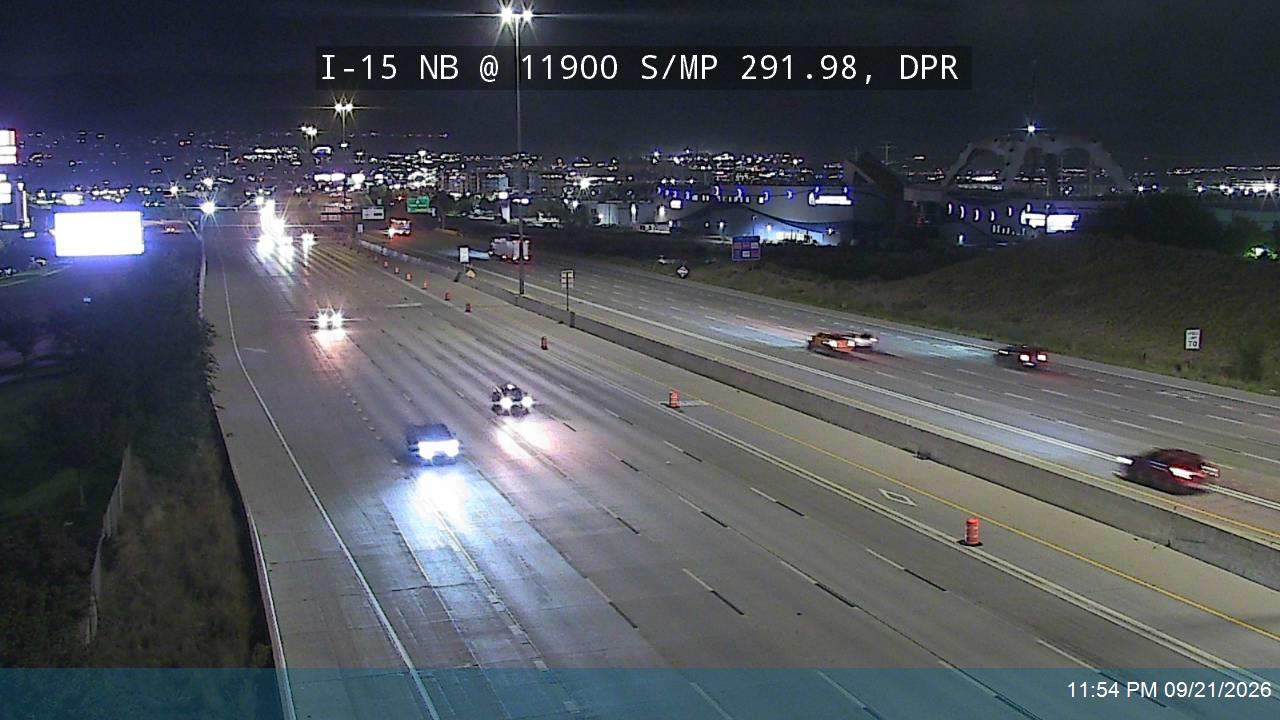 I-15 NB @ 11900 S / MP 291.98, DPR
