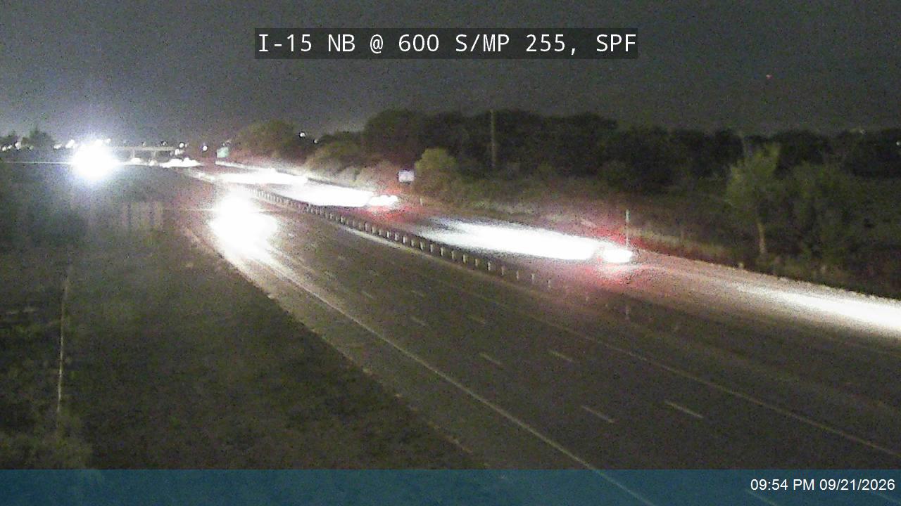 I-15 NB @ 600 S / MP 255, SPF