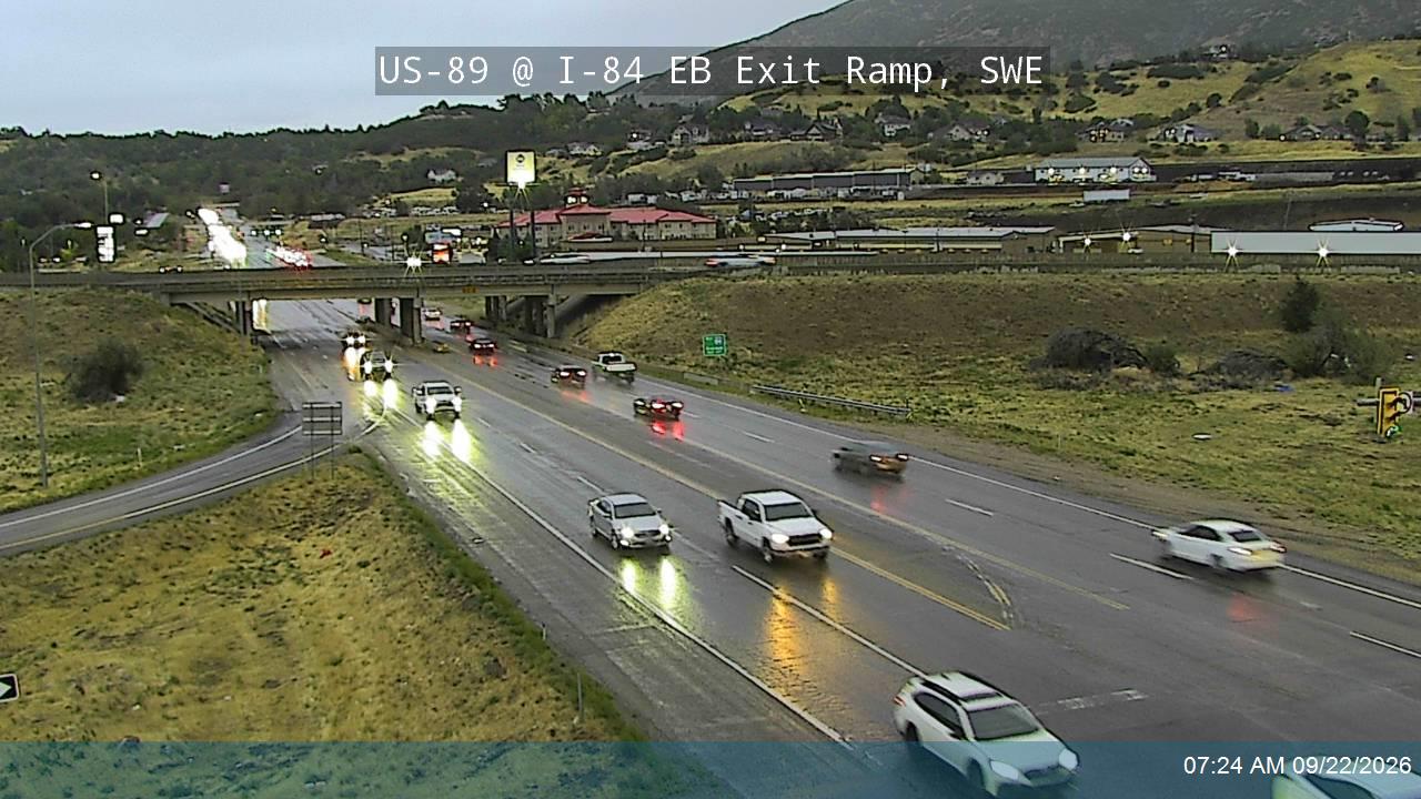 US-89 @ I-84 EB Exit Ramp, SWE
