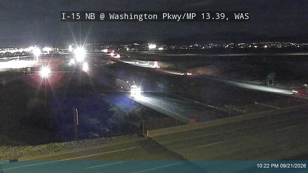 I-15 NB @ Washington Pkwy / MP 13.39, WAS