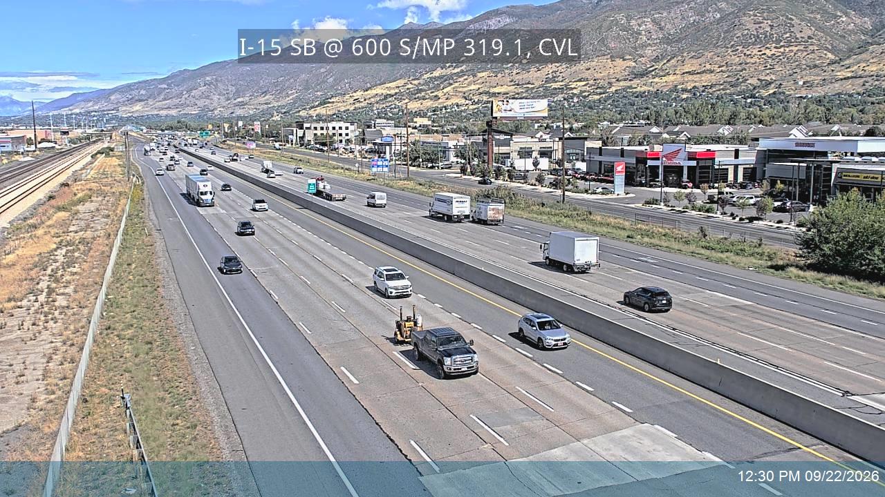 I-15 SB @ 600 S / MP 319.1, CVL