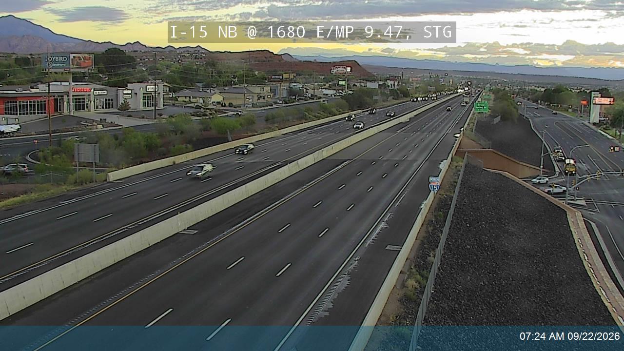 I-15 NB @ 1680 E / MP 9.47, STG