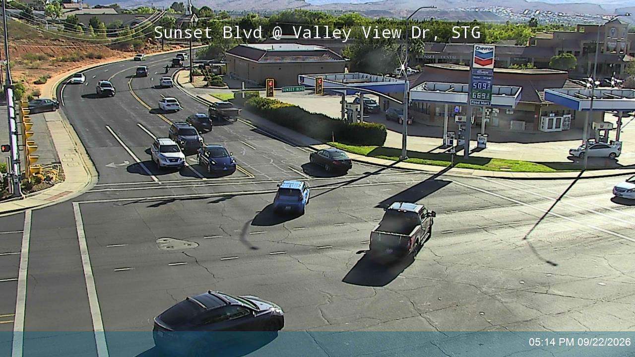 Sunset Blvd / SR-8 @ Valley View Dr, STG