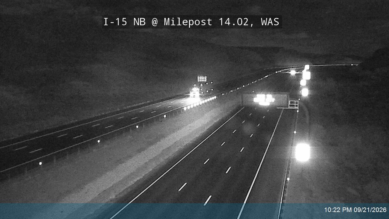 I-15 NB @ Milepost 14.02, WAS